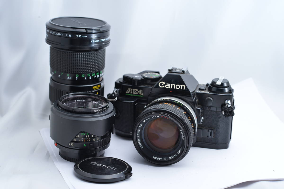 Canon FD 50mm AE-1 Lens f⁄1.8 SLR Camera Film - for Program 35mm with