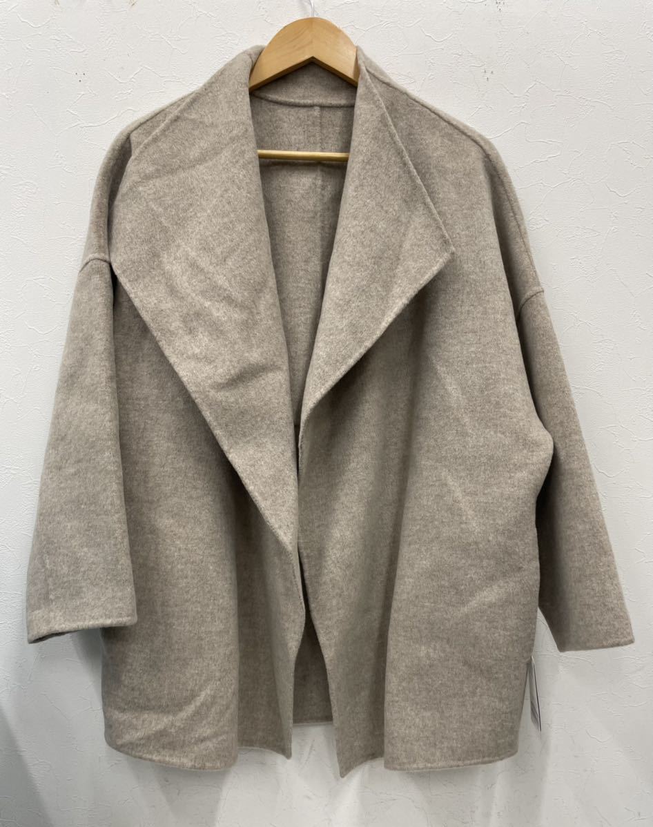 Plage プラージュ ハミルトンミドルコート ウール 36 ベージュ 20AW 20