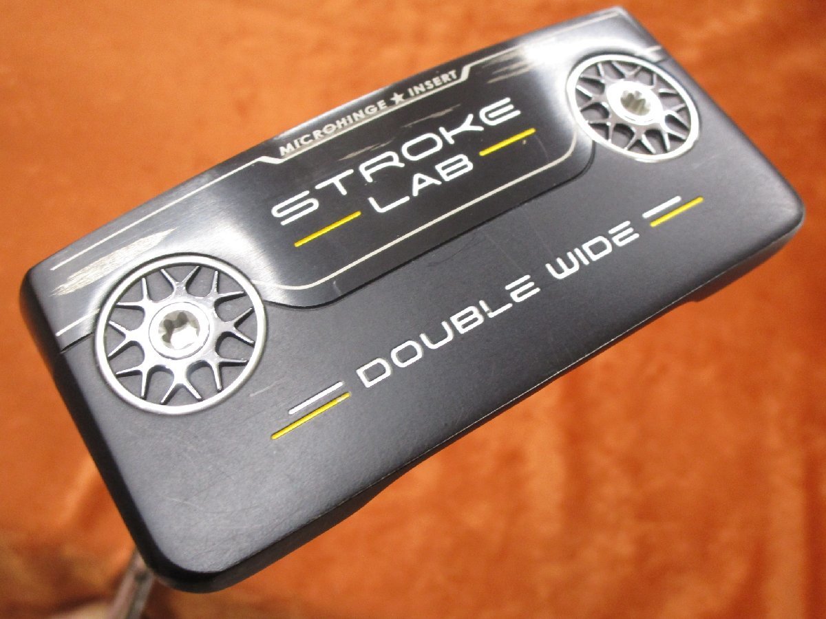 ■ オデッセイ STROKE LAB BLACK DOUBLE WIDE レフティ 中古 パター ストローク ラボ ダブルワイド 左 ■ 