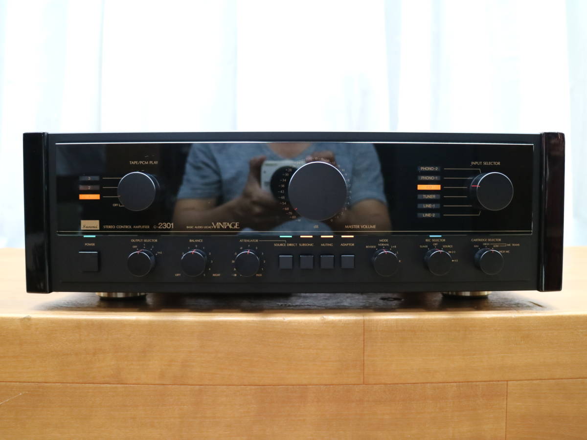 【品質保証，限定SALE】 SANSUI - C 2301 コントロールアンプ D-086(サンスイ)｜売買されたオークション情報、yahooの商品情報をアーカイブ公開 - オークファン サンスイ