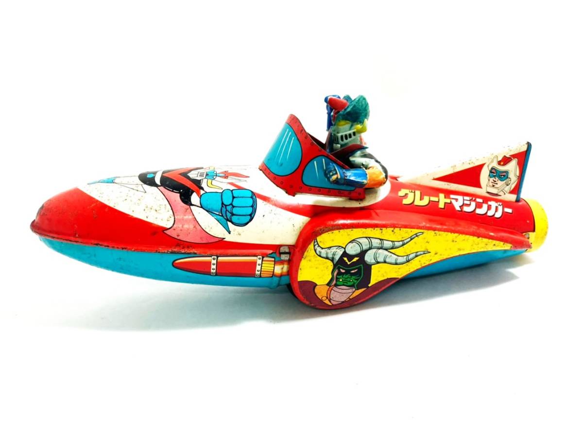 □【ジャンク品】マスダヤ グレートマジンガー ブリキ ロケット