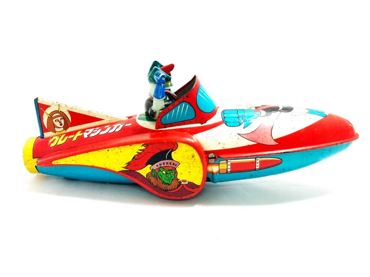 □【ジャンク品】マスダヤ グレートマジンガー ブリキ ロケット