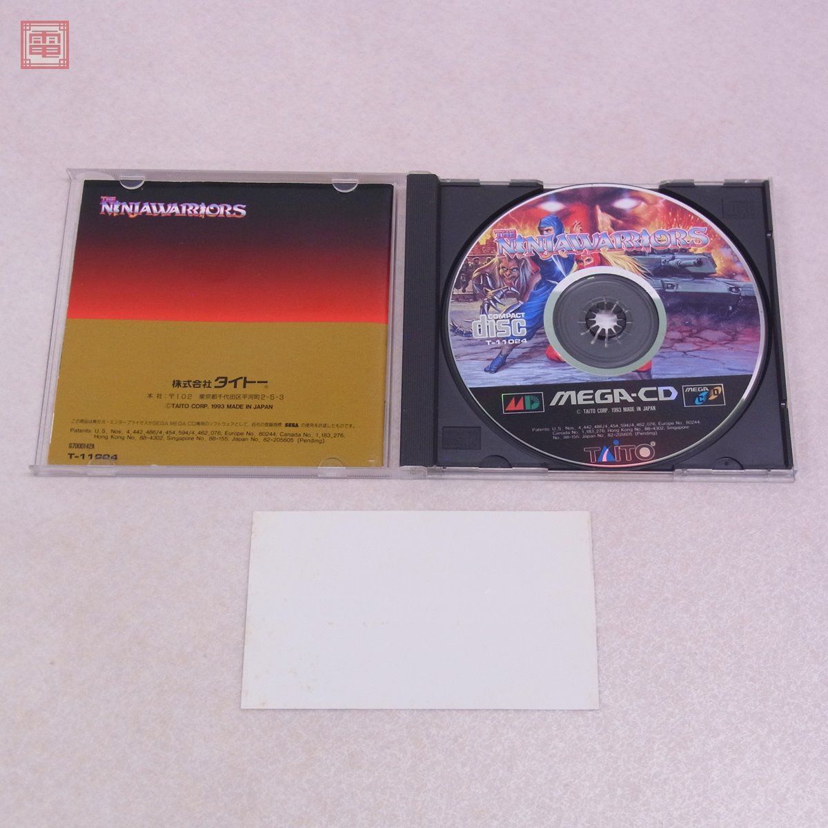 MD メガCD ニンジャウォーリアーズ THE NINJA WARRIORS タイトー TAITO  