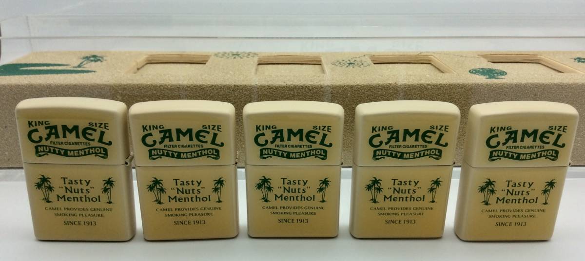 S155△【火花確認済み】ZIPPO CAMEL KING SIZE NUTTY MENTHOL 044/100 