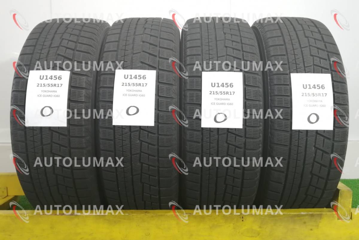 U1456.O 215/55R17 94Q Yokohama iceGUARD iG60 中古 スタッドレス 