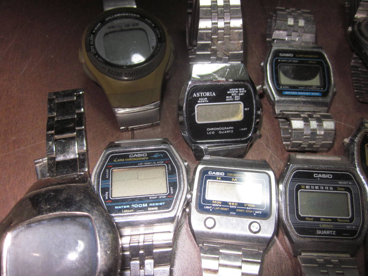 デジタル アナログ 腕時計まとめてジャンク品 ジャンク】腕時計 CASIO