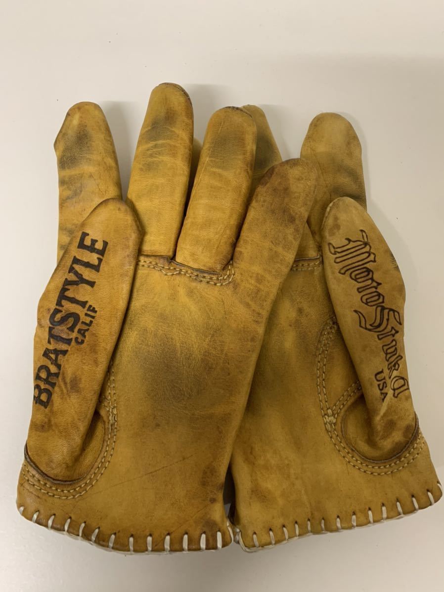 ☆BRATSTYLE×MOTOSTUKA ☆ SHANKS GLOVES Mサイズ ブラットスタイル
