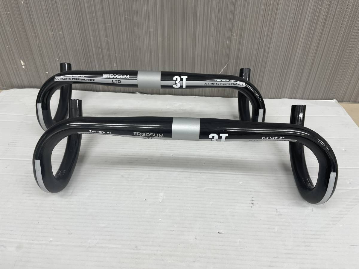 3T ERGOSUM TEAM カーボンドロップハンドル 400mm ☆3T ERGOSUM TEAM カーボンドロップハンドル 400mm(C-C) 3T