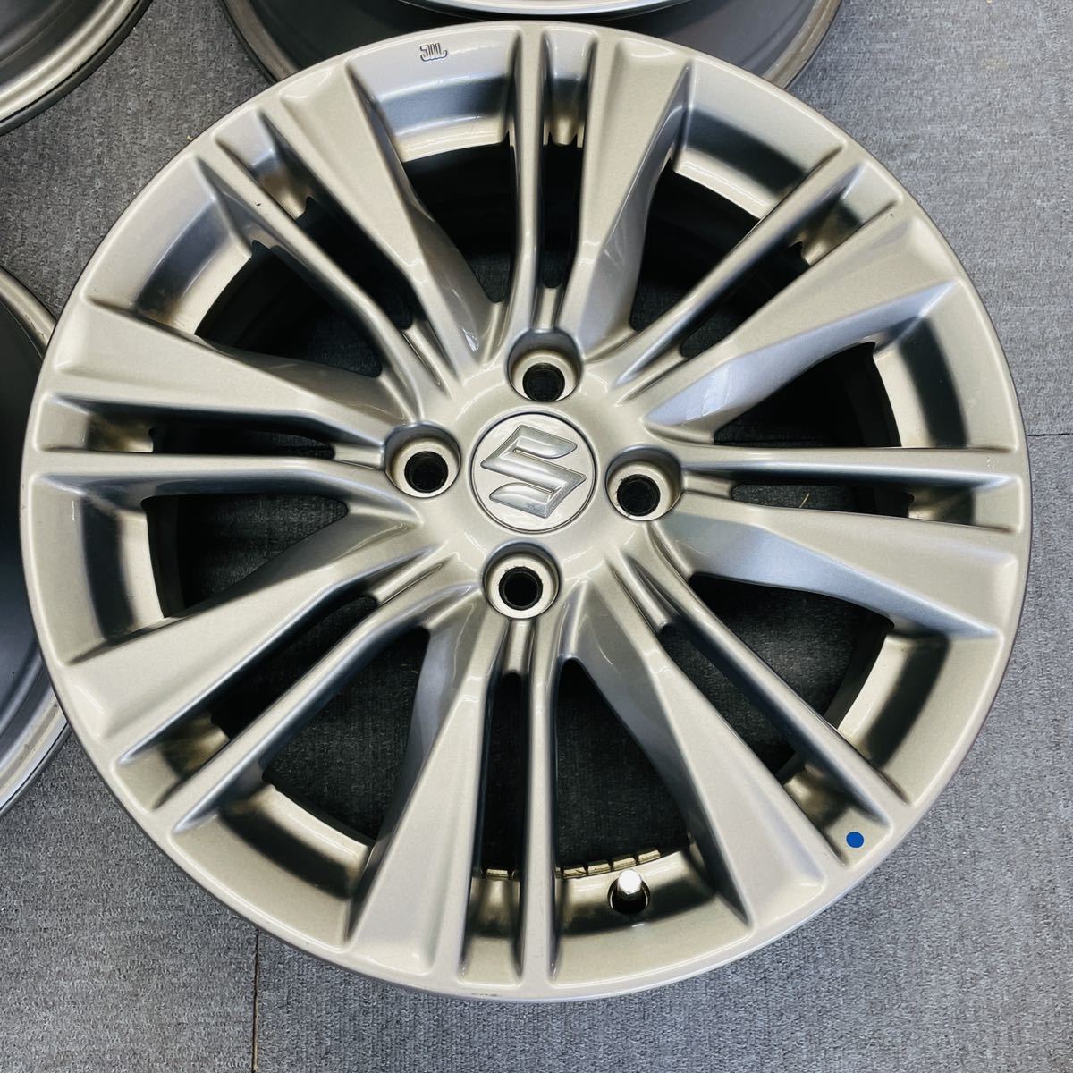 Z32☆スズキ バレーノ純正アルミホイール4本セット バルブ新品交換済 
