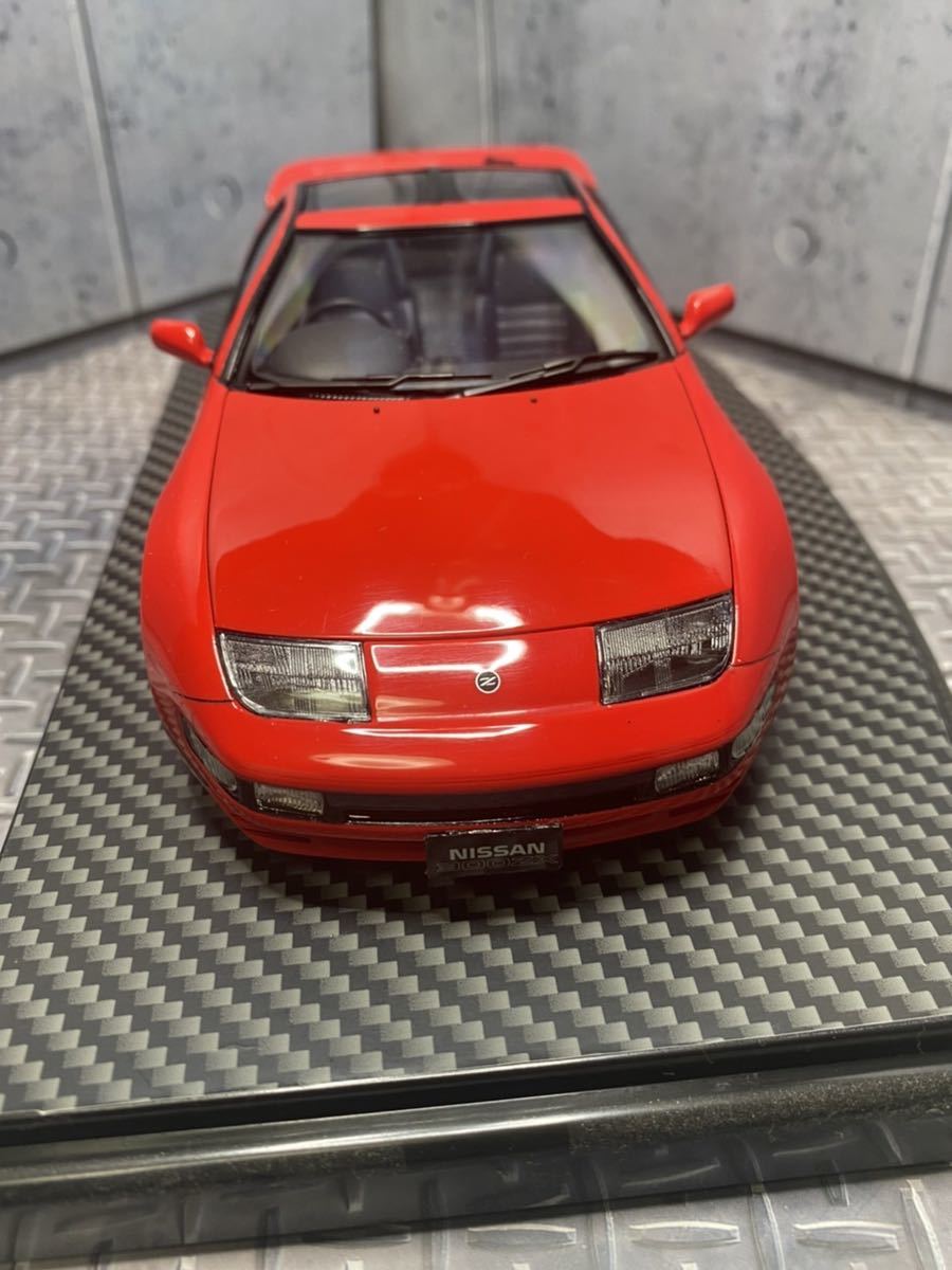 TAMIYA　日産 フェアレディZ Z32 レッド 1/24 完成品 1⁄24 タミヤ フェアレディZ (北米仕様) ニッサン・フェアレディZ