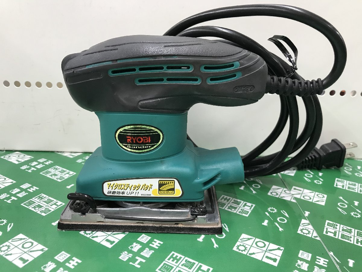 ミニサンダ S-555M リョービ s－555mの通販 75×105mm 電動工具 旧 