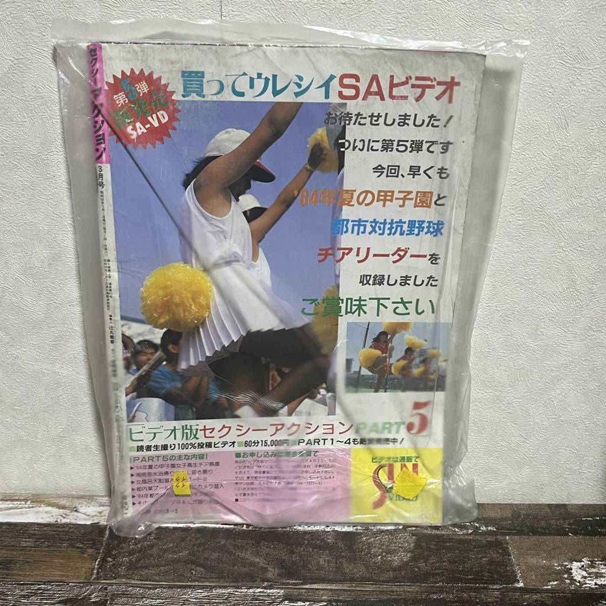 レア雑誌 セクシーアクション 1985年3月号 投稿アクションまっしぐら 