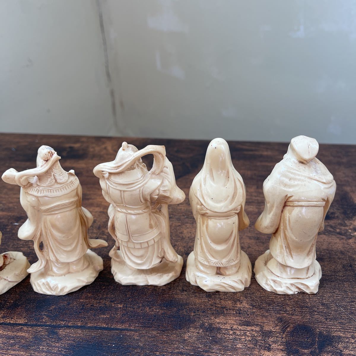 象牙風 七福神 毘沙門天 置物 骨董 彫刻 総重量602g(その他)｜売買されたオークション情報、yahooの商品情報をアーカイブ公開 ...