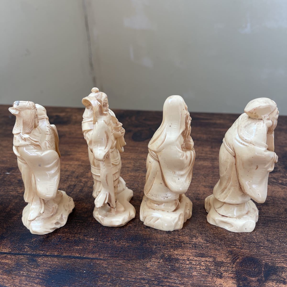 象牙風 七福神 毘沙門天 置物 骨董 彫刻 総重量602g(その他)｜売買されたオークション情報、yahooの商品情報をアーカイブ公開 ...