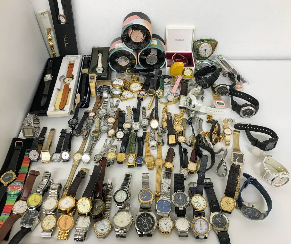 さ[TpY108]時計おまとめ SEIKO/CITIZEN/CASIO/G-SHOCK/renoma/ELGIN