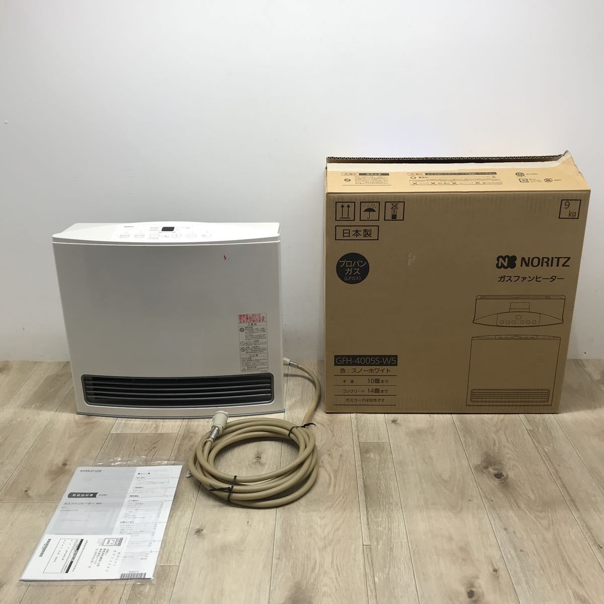 ノーリツ ガスファンヒータ GFH-4004S-W5 都市ガス用 12A13A ノーリツ