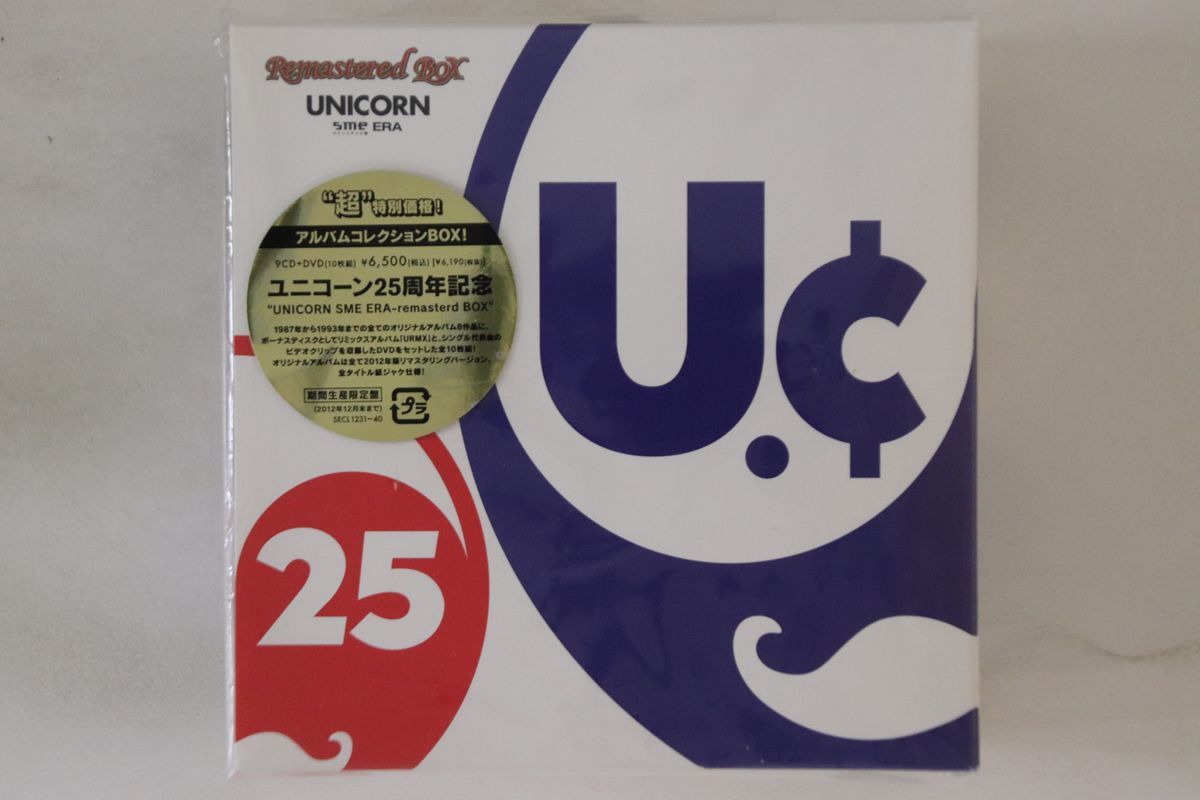 10discs CD ユニコーン Remastered Box SECL123140 SME /00540