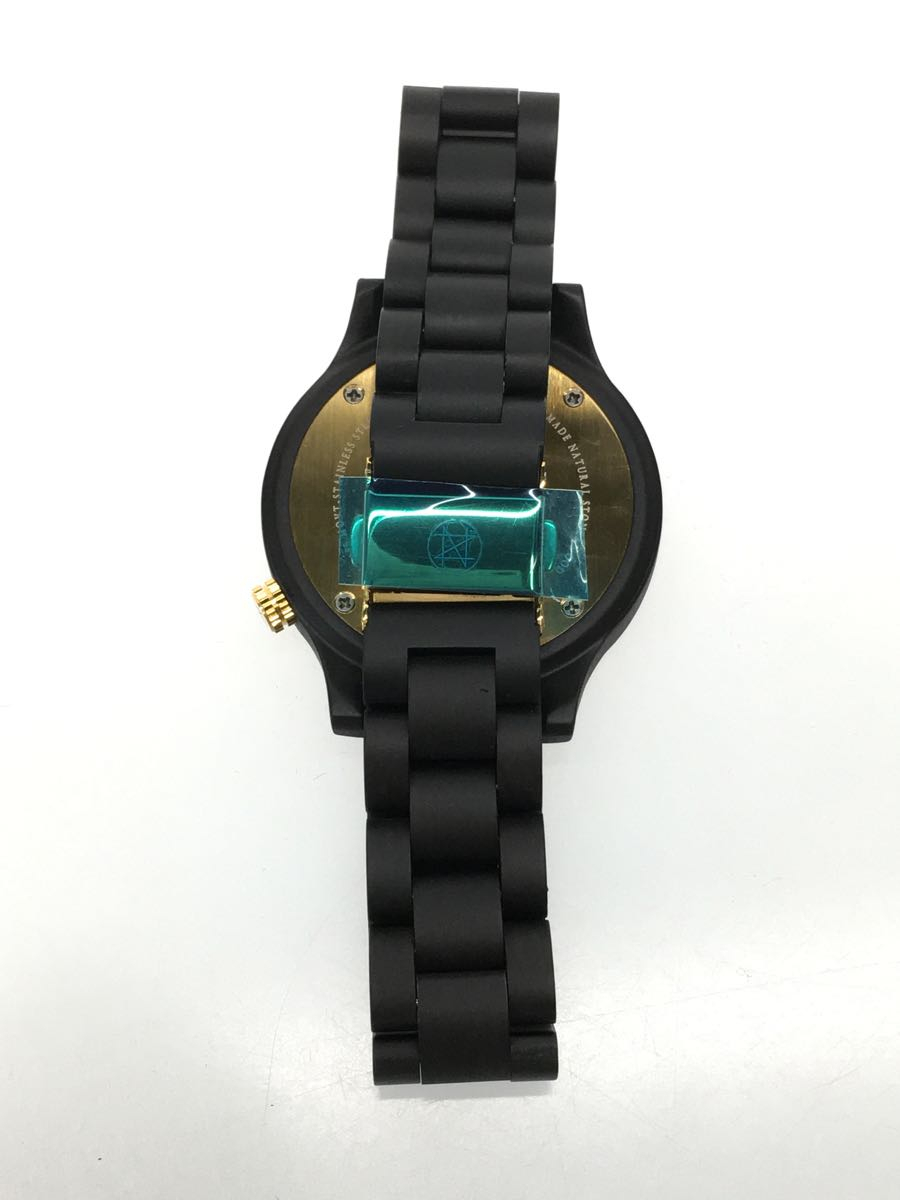 NOZ/クォーツ腕時計/アナログ/ウッド/ピクチャージャスパー/箱有 