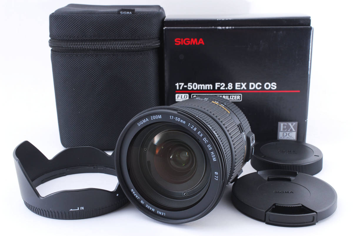 限定セール，送料無料 SIGMA 17-50mm F2.8 EX DC OS HSM キヤノンEFマウント 元箱 ケース付き #951969A(キヤノン)｜売買されたオークション情報、yahooの商品情報をアーカイブ公開 - オークファン キヤノン