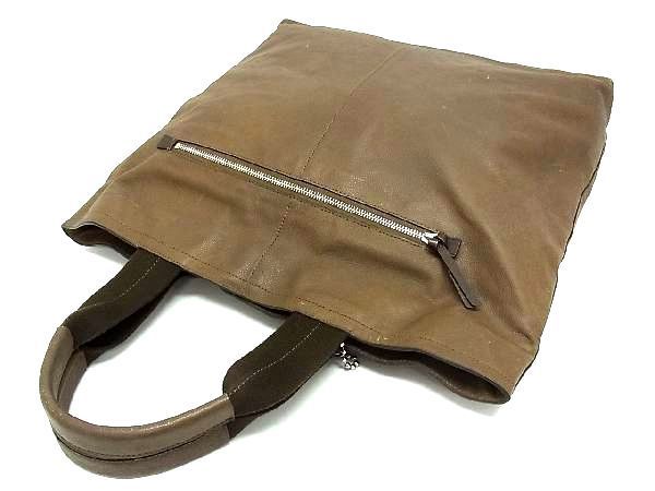 1円 COACH コーチ 70322 トンプソンラージ レザー トートバッグ 