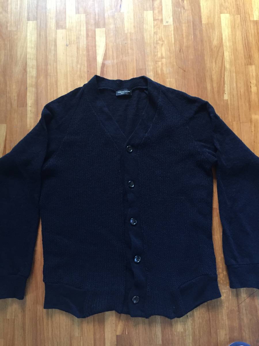 j*e様 COMME des GARCONS ネイビー カーディガン COMME des GARCONS