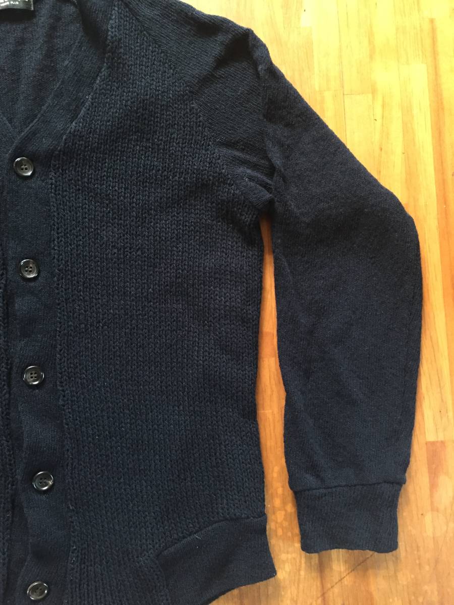 90s COMME des GARCONS HOMME カーディガン ネイビー COMME des