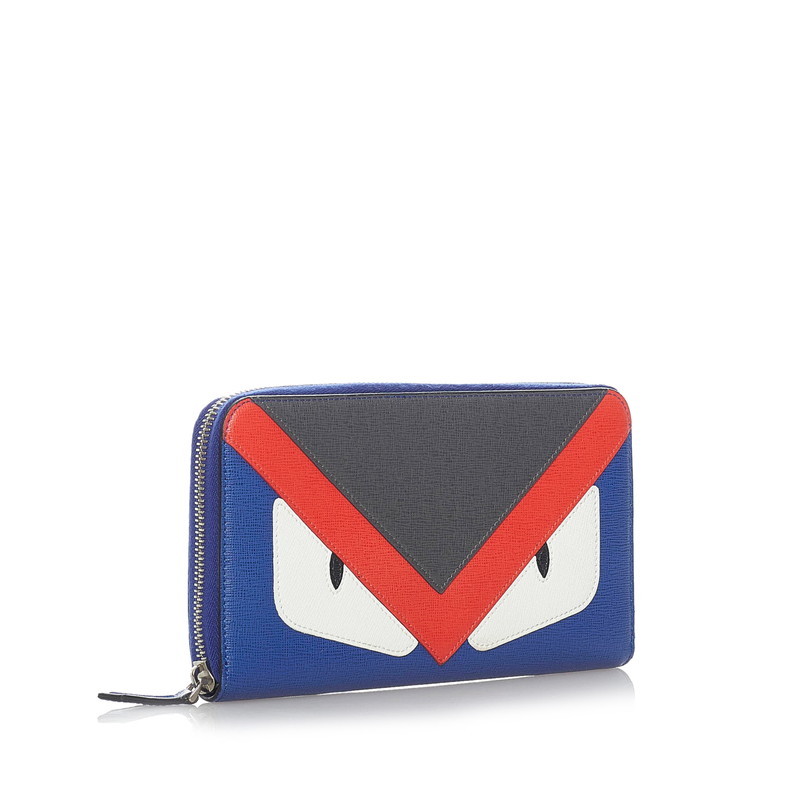 ✨美品✨フェンディ　長財布　モンスター　ラウンドファスナー バグズ　レザー 小売 ✨美品✨フェンディ 長財布 モンスター ラウンドファスナー