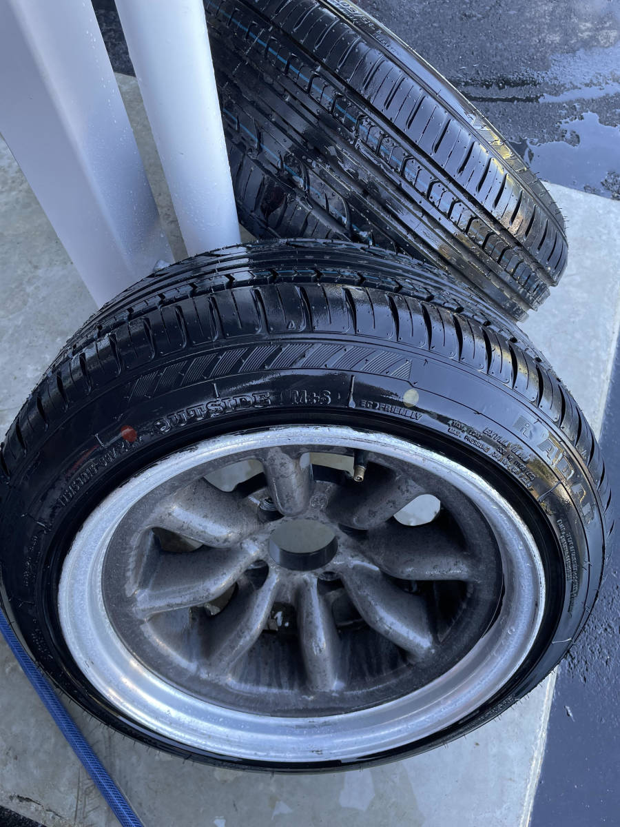 ワタナベ ホイール 15インチ 深リム 当時もの ハコスカ 旧車 バリ山 