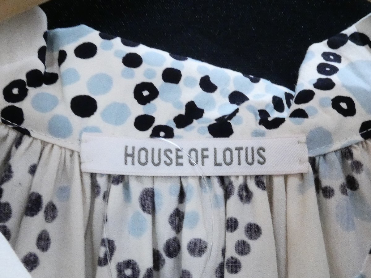 HOUSE OF LOTUSハウスオブロータス 花柄スキッパーワンピース S
