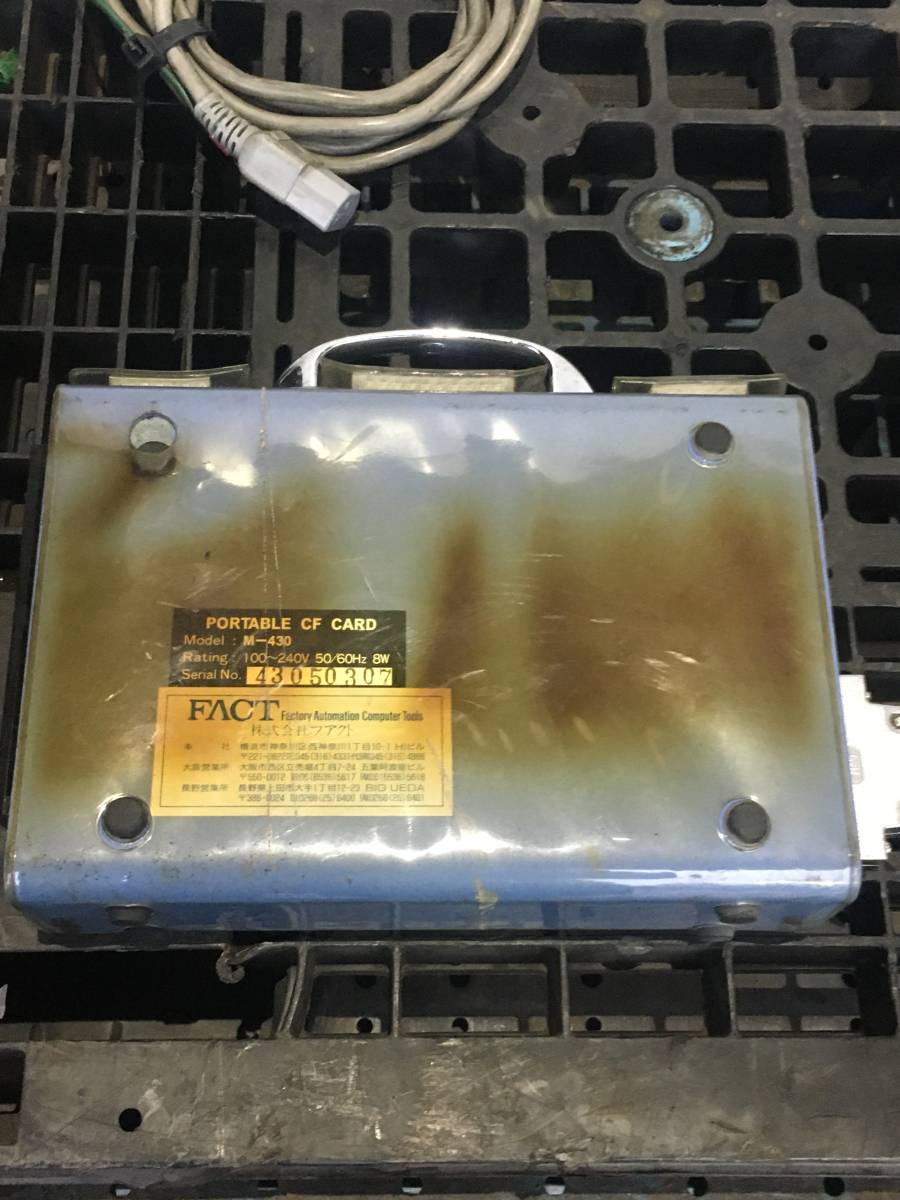 TACTX NCデーター入出力装置 M-430 - CFフラッシュ データーバンク