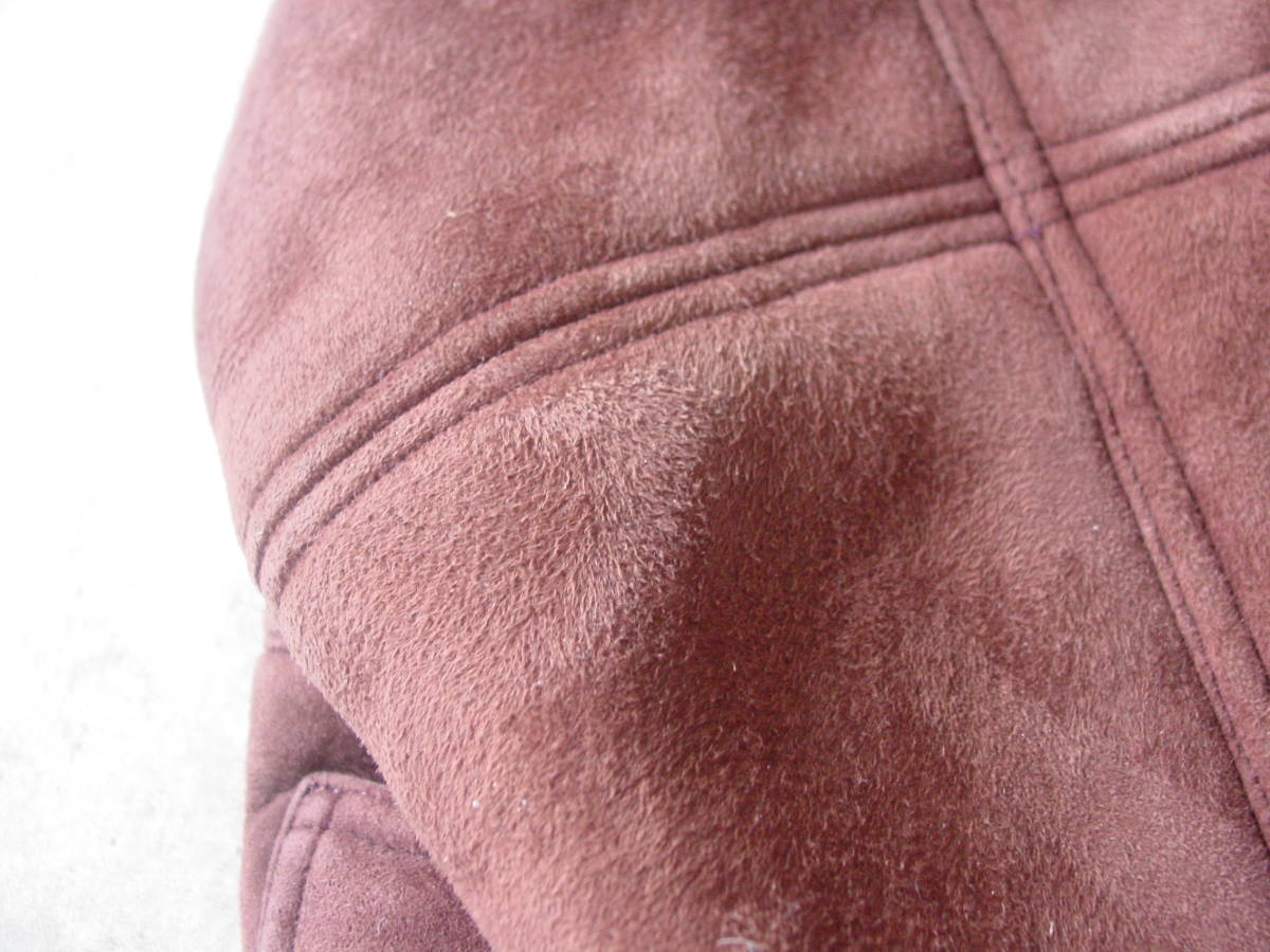 ☆LOUIS FERAUD ルイフェロー ムートンコート スウェード 本革 ラム 