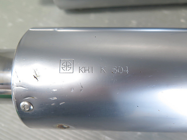 ZZR400 (ZX400N) 純正 サイレンサー マフラー KHI K 304 (220929DJ0033