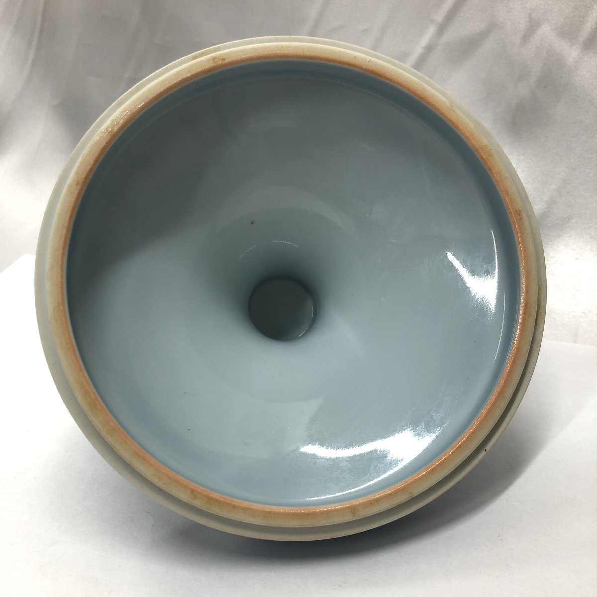 現状保管品/KU】有田焼 青彩菊絵 蓋物 源右衛門窯 落款 陶印 佐賀県 古