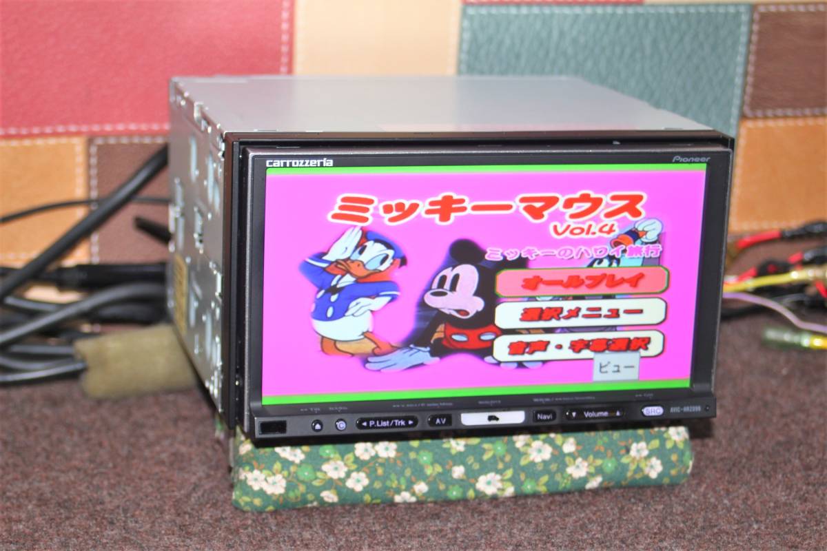 2019年版地図☆Carrozzeria HDDナビ AVIC-HRZ099 DVD再生・CD再録