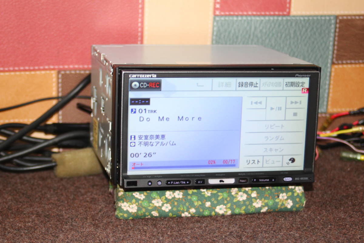 タッチ新品・2019年地図★カロッツェリア HRZ099 DVD 地デジ★動作品 2019年版地図☆Carrozzeria HDDナビ AVIC-HRZ099 DVD再生・CD再録