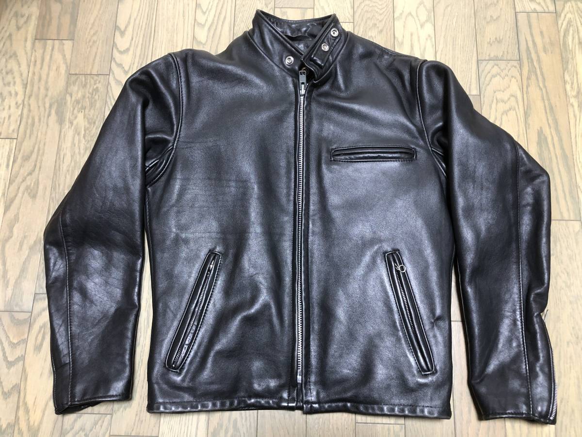 Schott 641 38 ショット シングル ライダース ライナー付 0 シングル 
