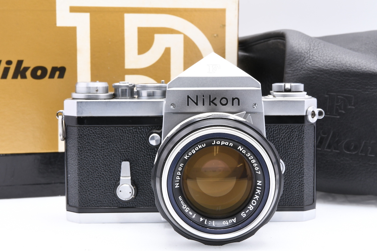 NIKON F アイレベル + 非AI NIKKOR-S Auto 50mm F1.4 ニコン フィルム 