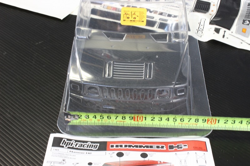 入手困難ラジコンボディ　ハマー未塗装　サベージなどに 7165 hpi racing ハマー H2 ラジコンボディ サベージ SAVAGE HUMMER