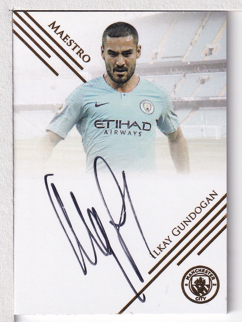 a86ILKAY GUNDOGAN2019 Futera Unique Maestro 直筆サインカード