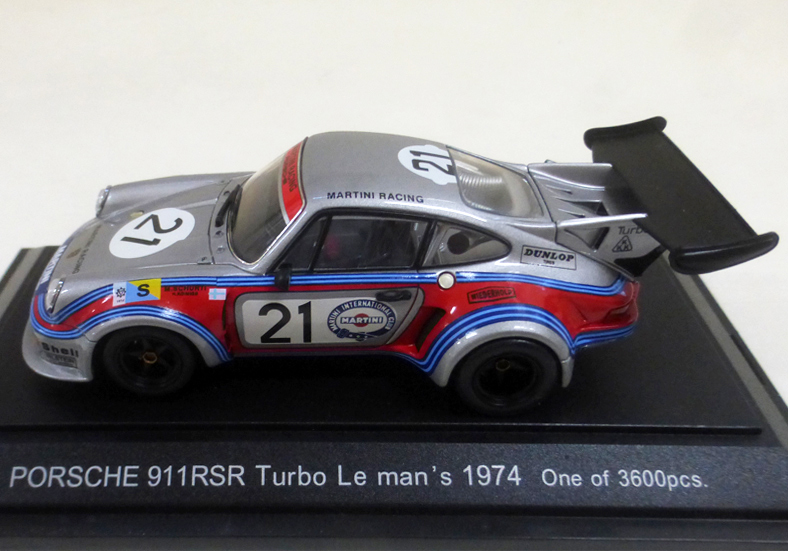 1/43ポルシェ911 RSR Turbo MARTINI #22 24h Le Mans 1974 Porsche 911