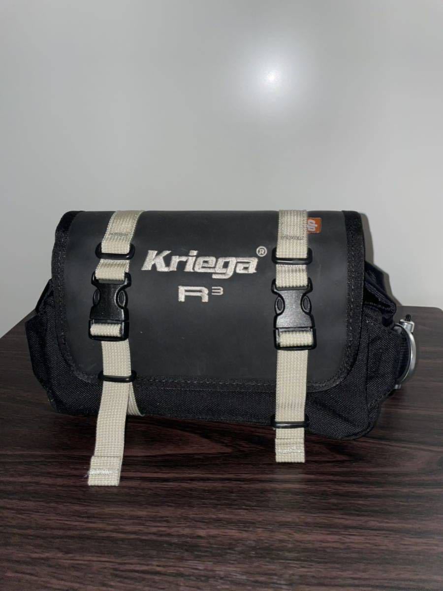 Kriega R3 ブラック バイク用ウエストバッグ 防水素材 Kriega R3