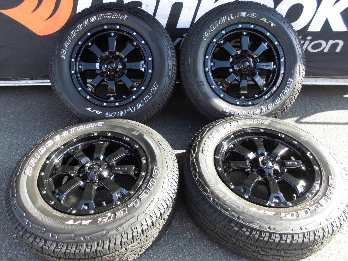 美品☆売り切り☆即決有☆MKW MK-46 16インチ☆B，S DUELER A/T 225