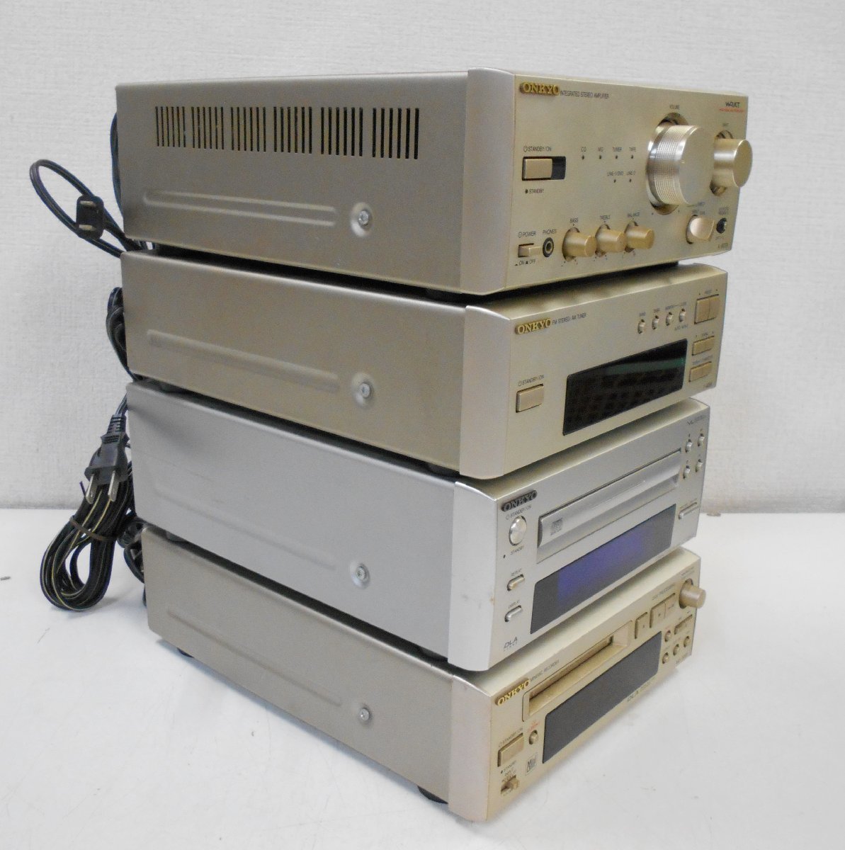 オーディオ機器 オンキョーシステムコンポ スピーカー D-102EX T-405X