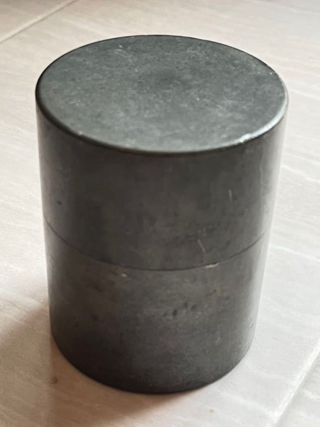 茶壷 古錫 煎茶道具 AH-076 古 夢工房鹿児島製造 高さ9.5
