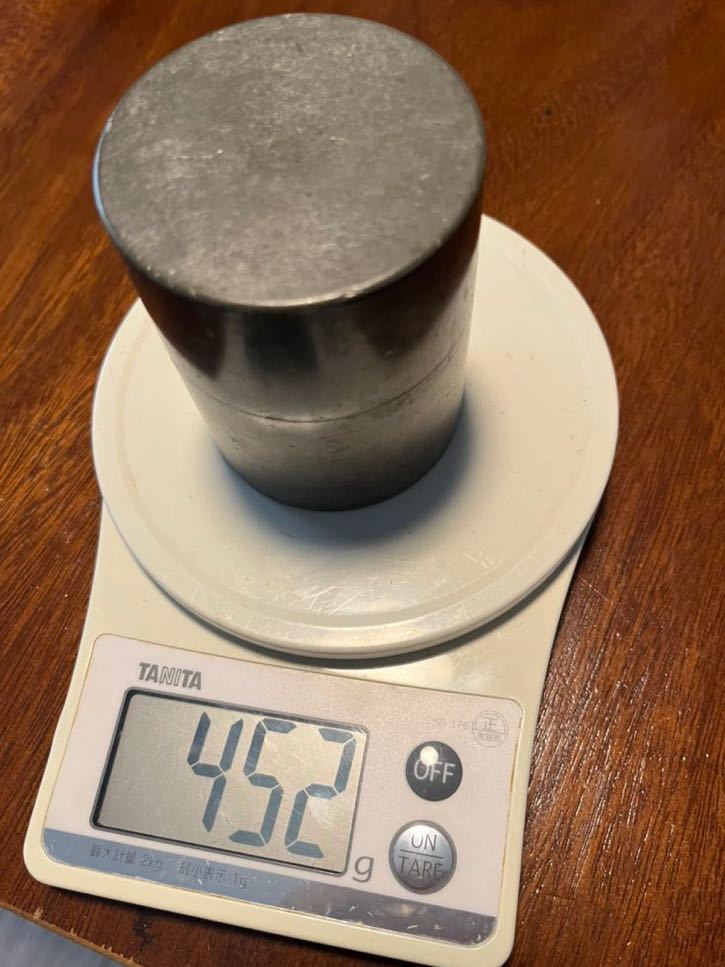 茶壷 古錫 煎茶道具 AH-076 古 夢工房鹿児島製造 高さ9.5
