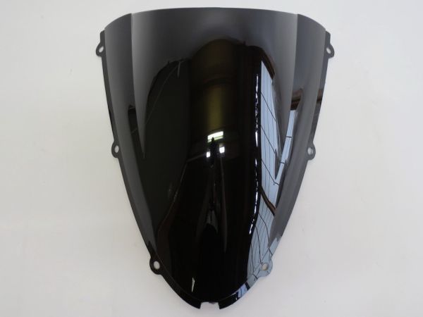 Black ZX-10R 06-07 ZX-6R 05-08 ダブルバブル スクリーン スモーク