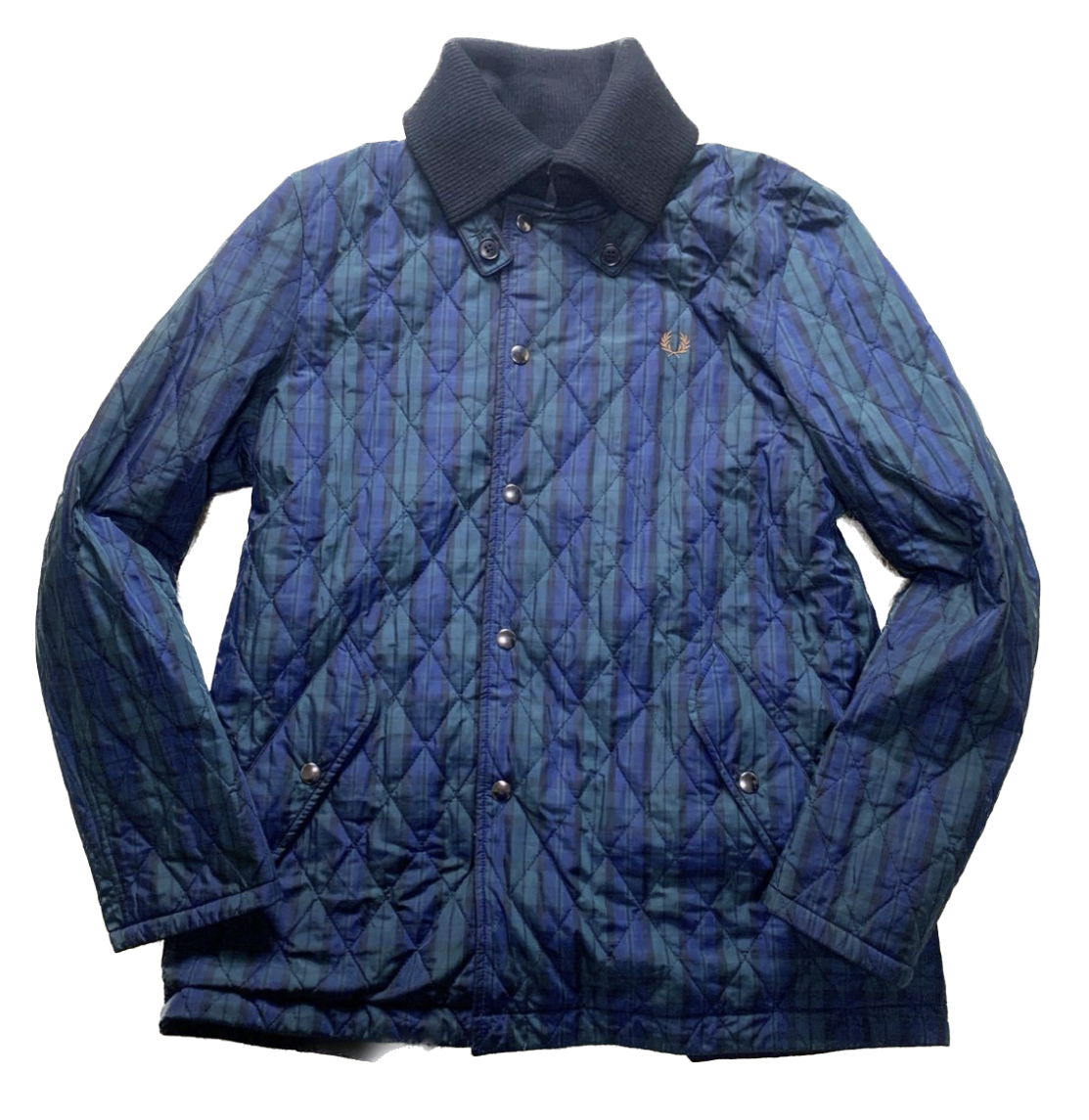 美品✨フレッドペリー リバーシブル キルティング チェック XL ブルゾン 黒 FRED PERRY フレッドペリー リバーシブル コート ブルゾン ジャケット