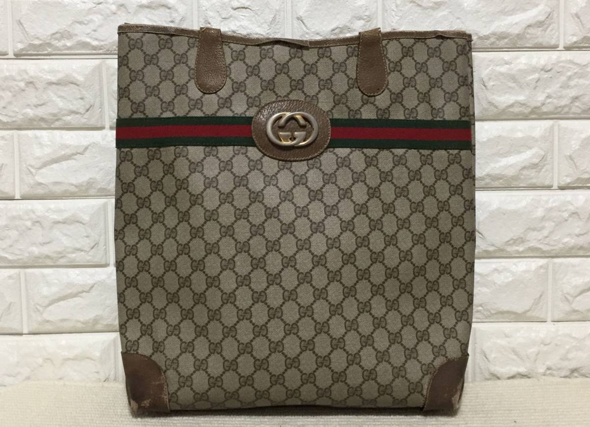 オールドグッチ GUCCI | ヴィンテージ ショルダーバッグ gypsophila 