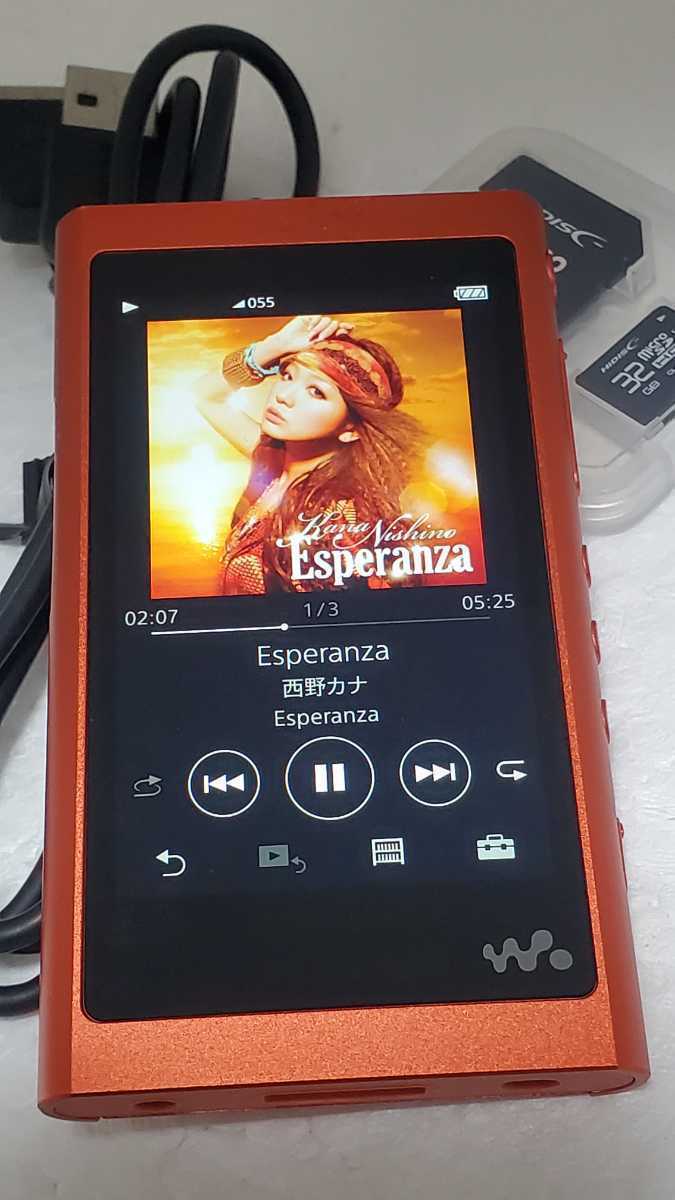 NW-A55 16GB ハイレゾ対応 トワイライトレッド Bluetooth ノイズ