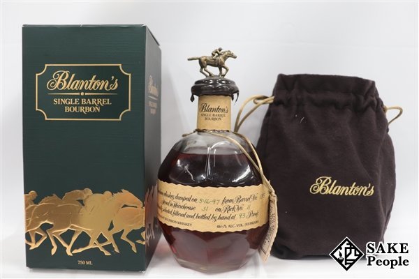 ◇注目! ブラントン シングルバレル 1997.05.16 750ml 46.5% 箱 巾着